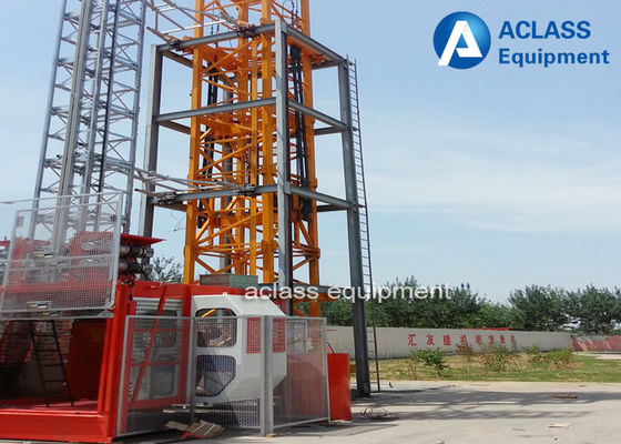 Китай Одиночный лифт подъема конструкции клетки, подъем конструкционные материала 2 тонн поднимаясь поставщик