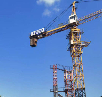 Topkit Qtz 160 Малопотребительный башенный кран с умеренной ценой 10т 60м Jib Topkit Tower Crane для Турции
