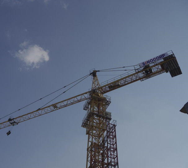Topkit Qtz 160 Малопотребительный башенный кран с умеренной ценой 10т 60м Jib Topkit Tower Crane для Турции