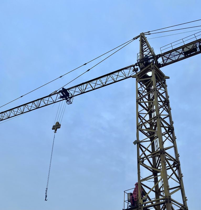 Topkit Qtz 160 Малопотребительный башенный кран с умеренной ценой 10т 60м Jib Topkit Tower Crane для Турции