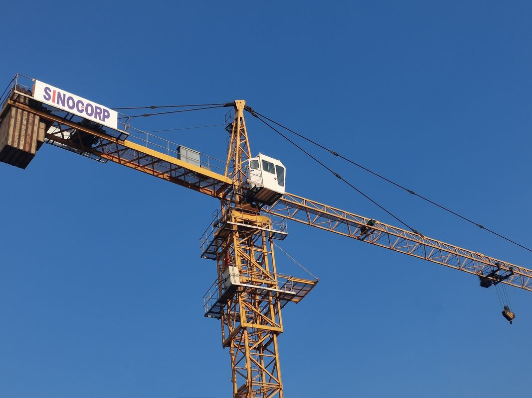 8 тонн Фиксированный основной тип 60M Бум / длина руки Молотный башенный кран